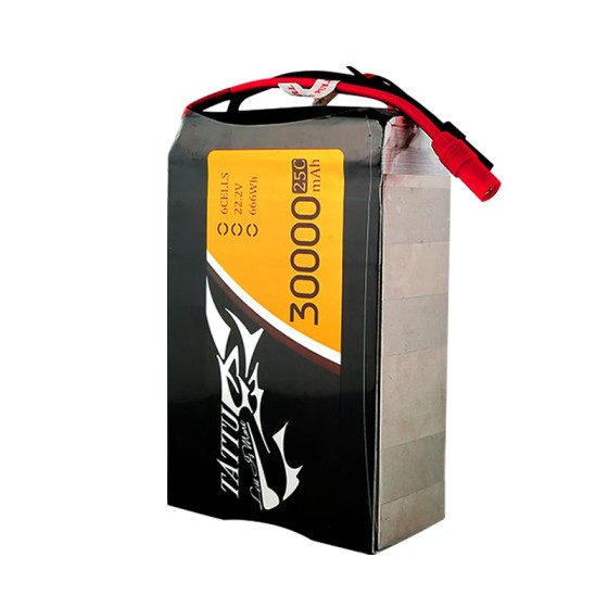 Batería TATTU 30000mAh 25C 22,2 V 6S1P para S900 Spreading Wings S1000 + piezas de RC FPV hechas